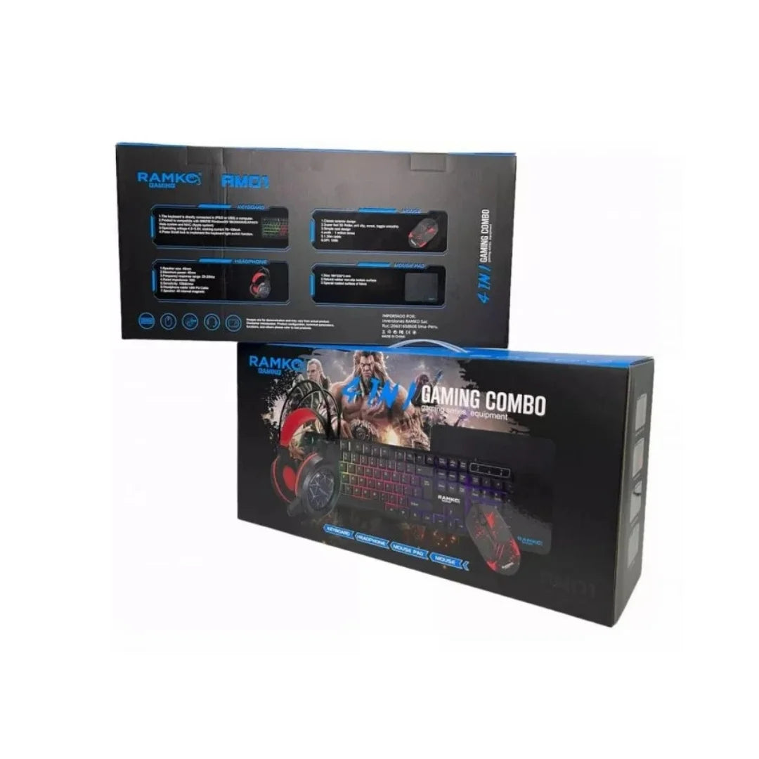 Ramko Gaming 4-in-1 Combo Set