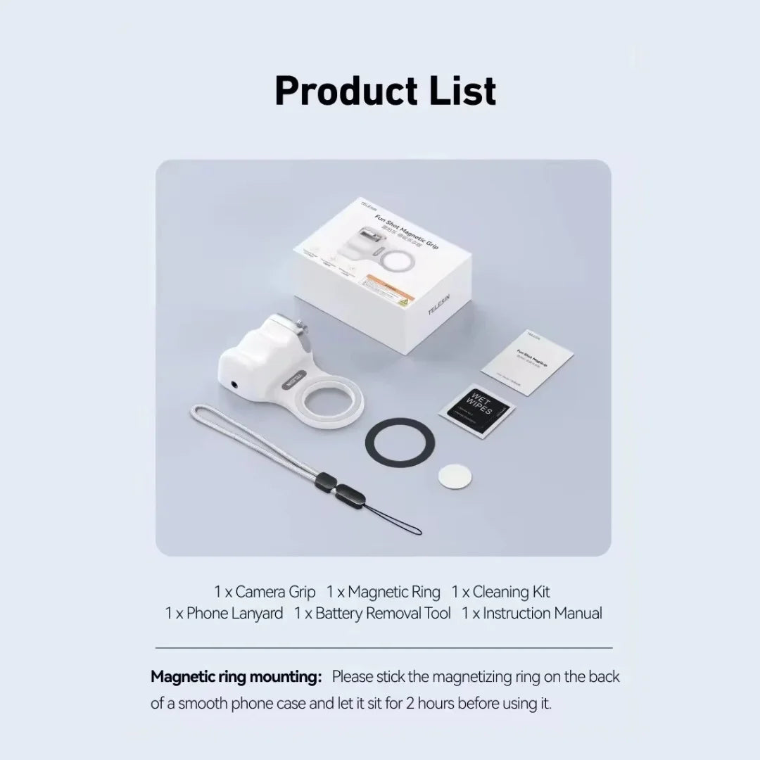 Telesin Shot Magnetic Grip with Remote