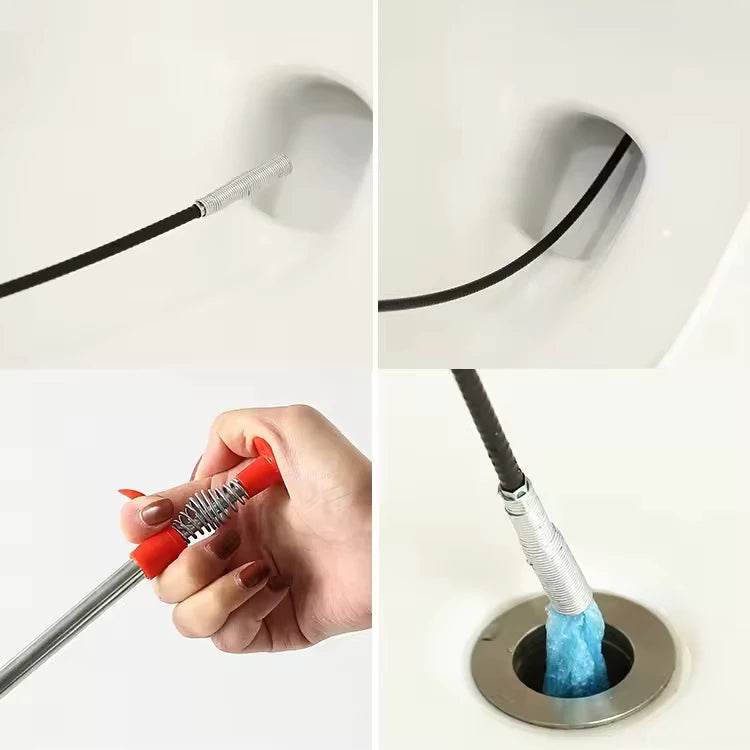 Spring Drain Cleaner Stick - 1.5 meters