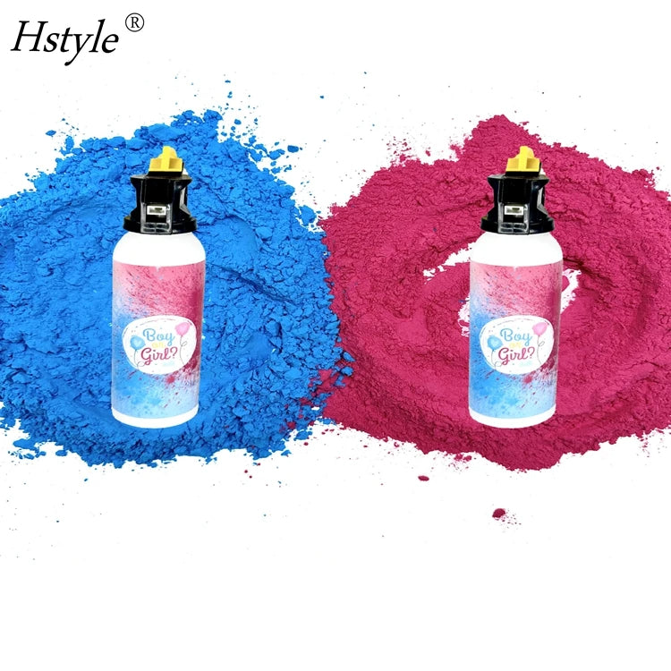 Blue or Pink Gender Reveal Powder Blaster – Fire Extinguisher-Style Spray for Baby Shower Parties