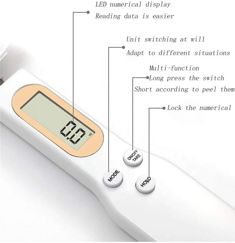 ABS Plastic Digital Spoon Scale - 500g