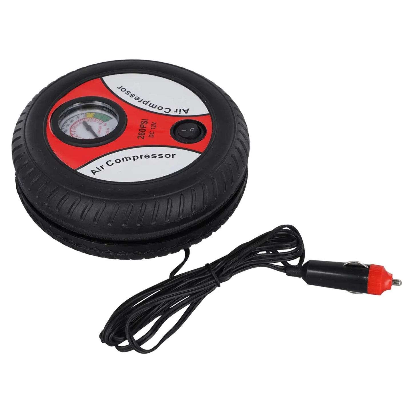 Portable Air Compressor Tyre Inflator Pump - 12 Volts