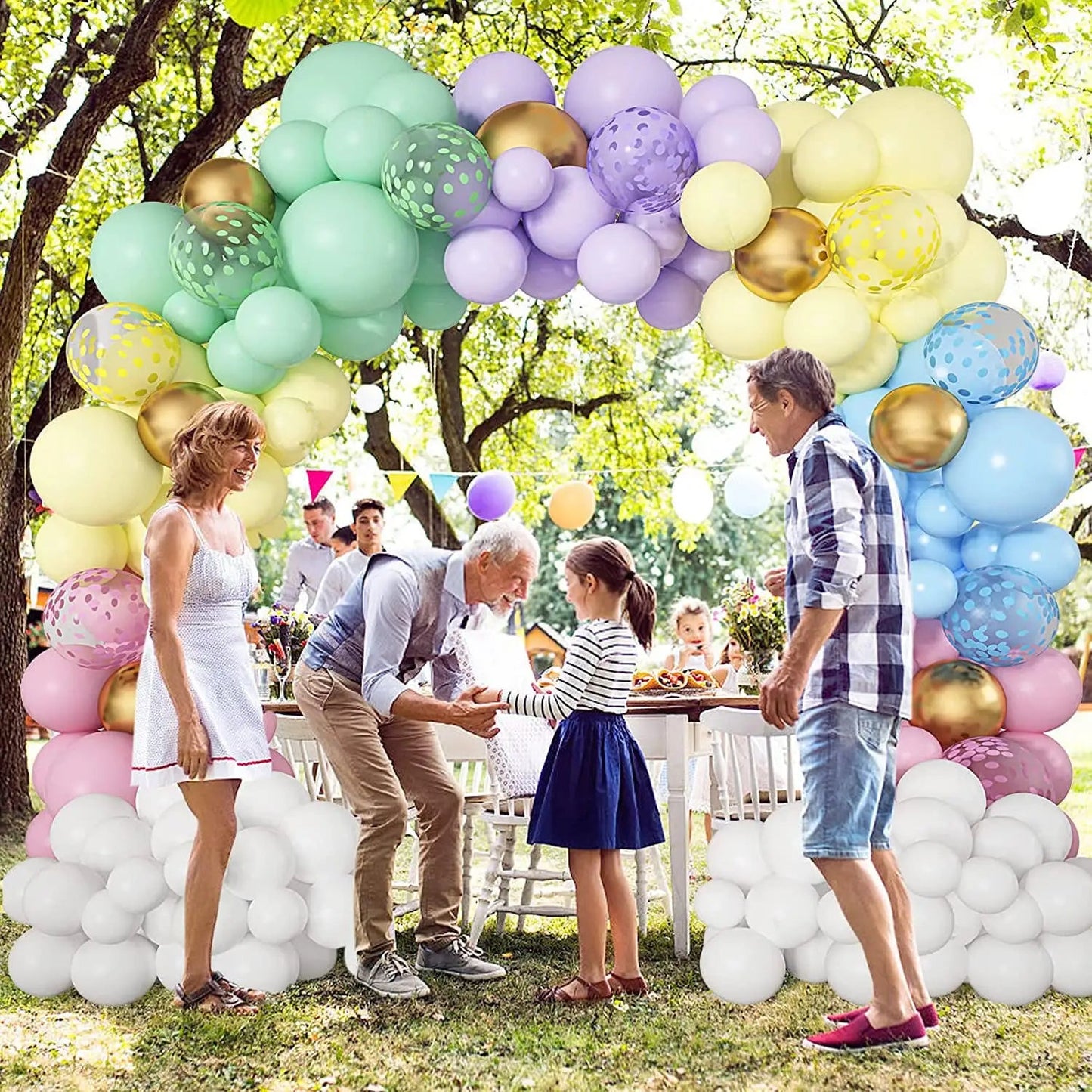 Macaron Balloon Chain Set – Wedding & Birthday Party Decoration Kit