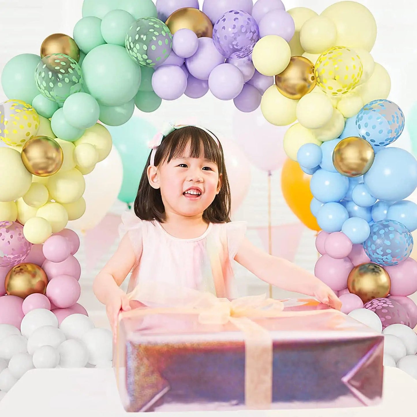 Macaron Balloon Chain Set – Wedding & Birthday Party Decoration Kit