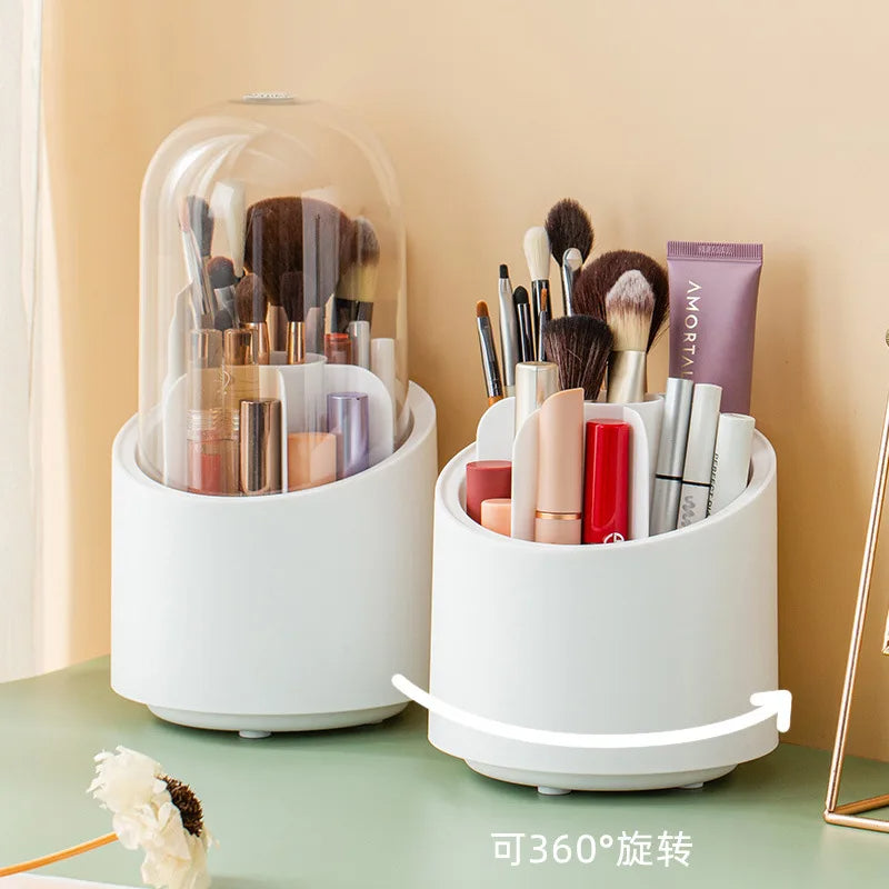 Rotating Dustproof Makeup Organizer