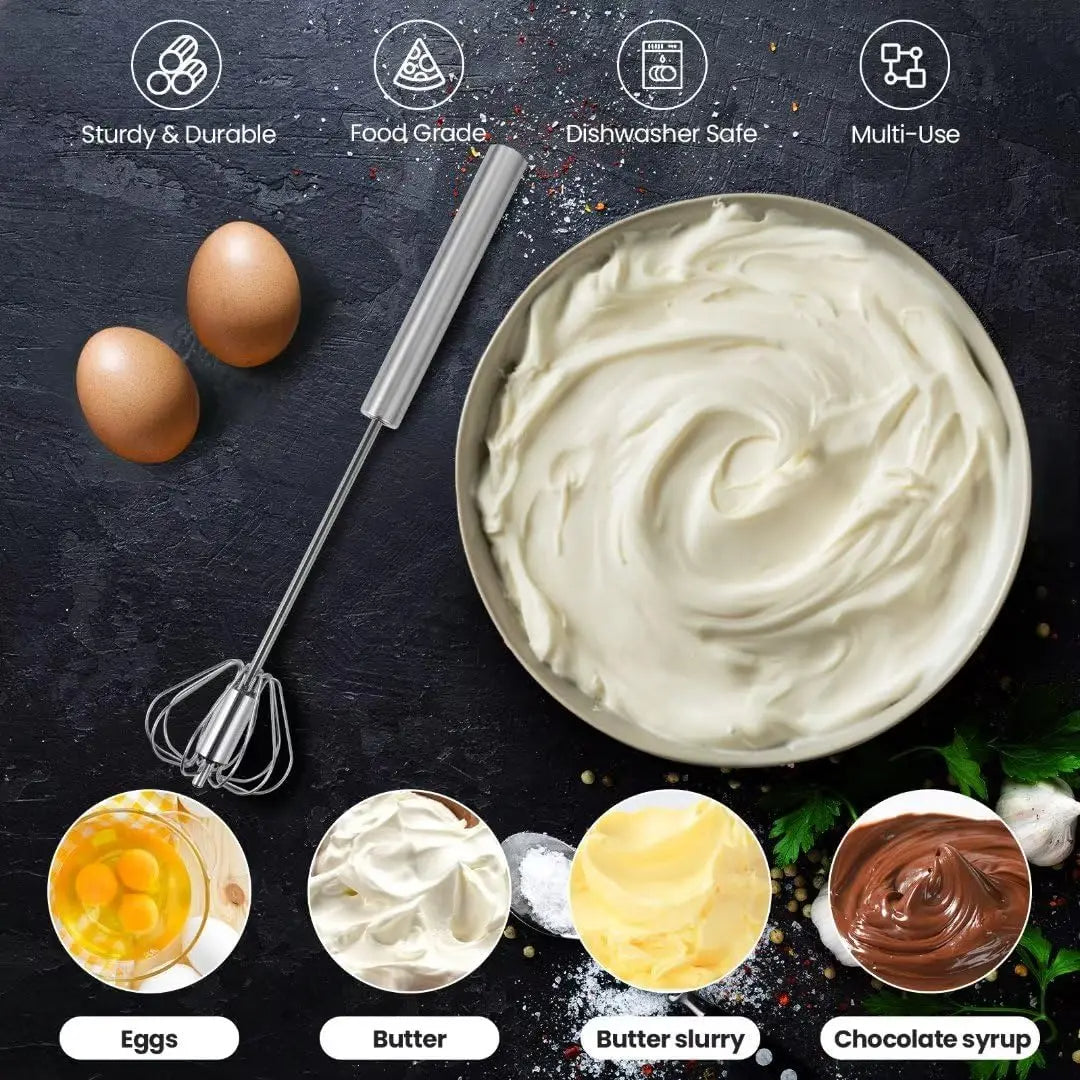 Semi-Automatic Egg Whisk