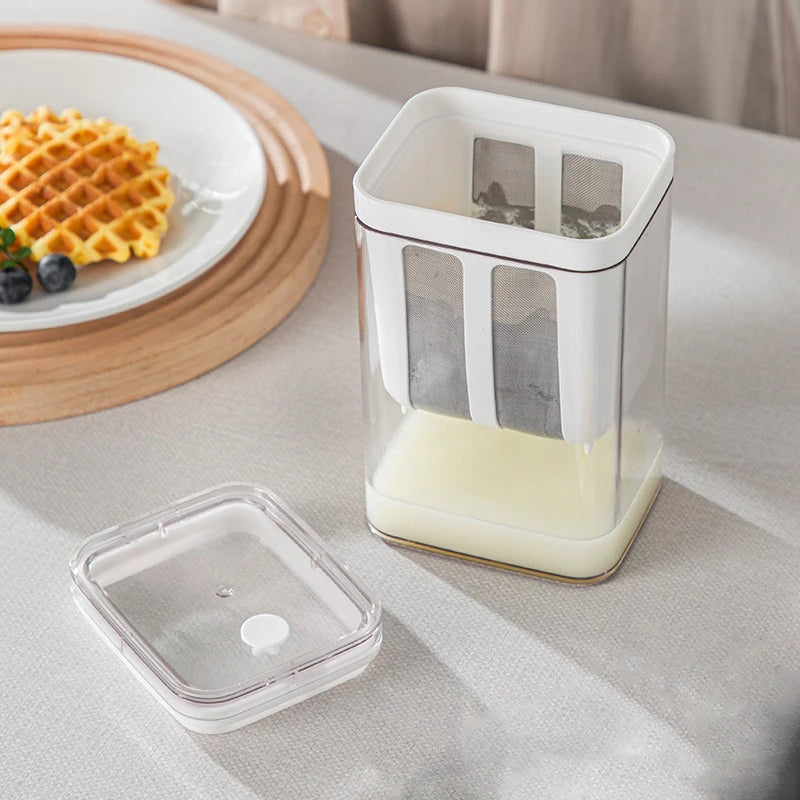 Reusable Yogurt & Coffee Strainer – BPA-Free Thick Filter for Milk, Cream & Homemade Yogurt