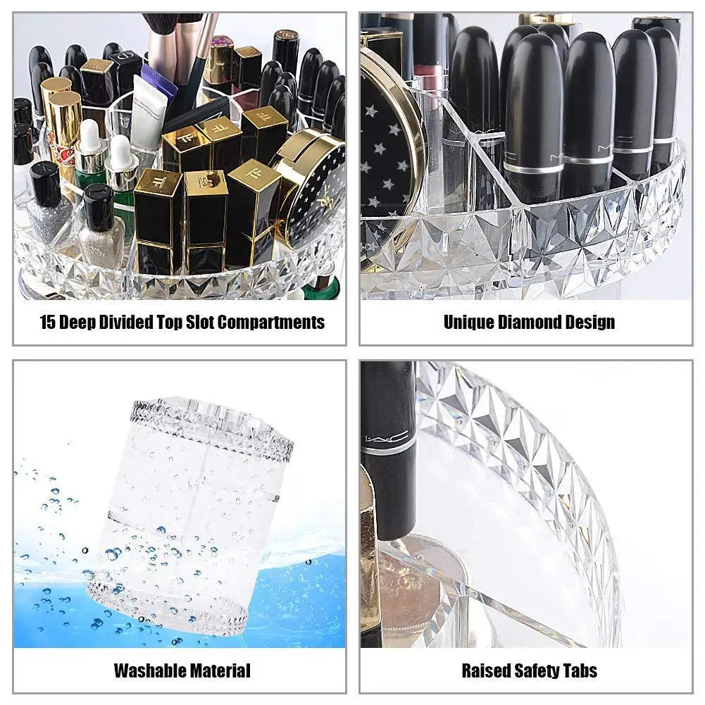 Rotating Large Capacity Cosmetic Storage Box