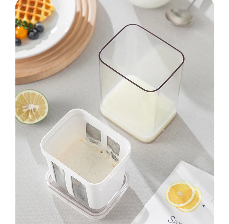 Reusable Yogurt & Coffee Strainer – BPA-Free Thick Filter for Milk, Cream & Homemade Yogurt