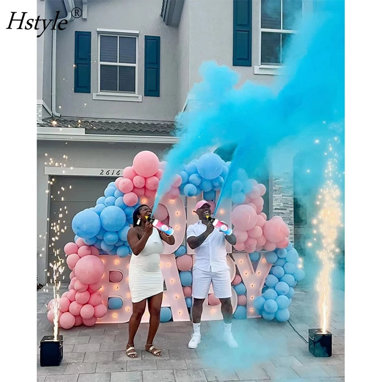 Blue or Pink Gender Reveal Powder Blaster – Fire Extinguisher-Style Spray for Baby Shower Parties