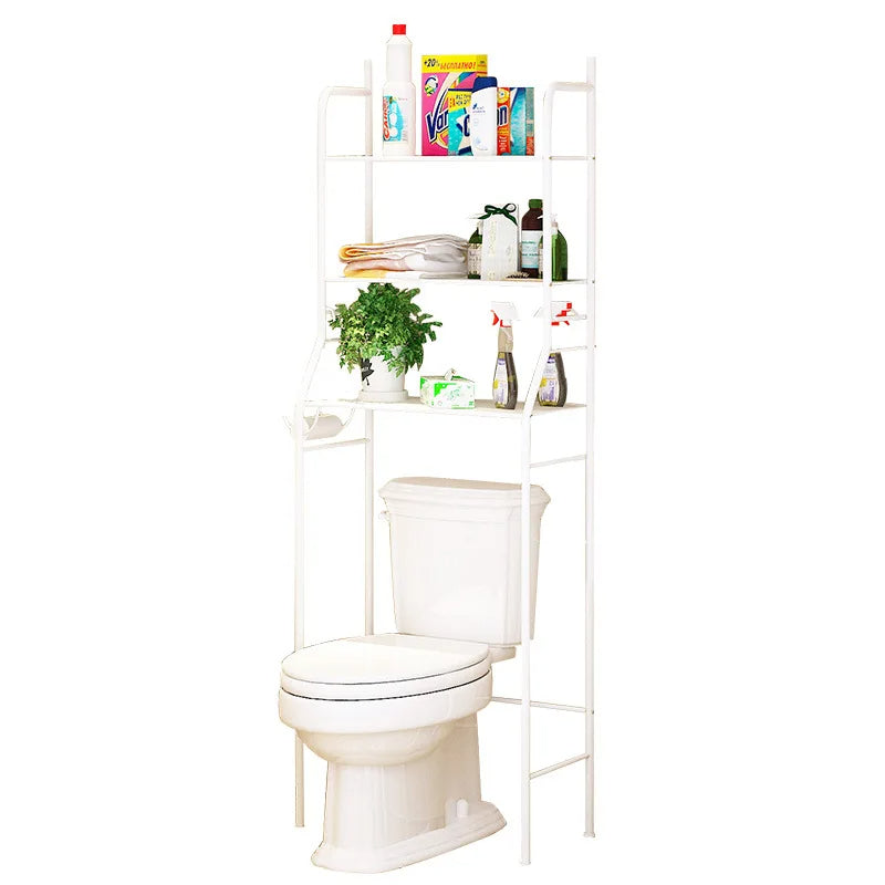 Simple Household Toilet Rack With Washing Machine Storage
