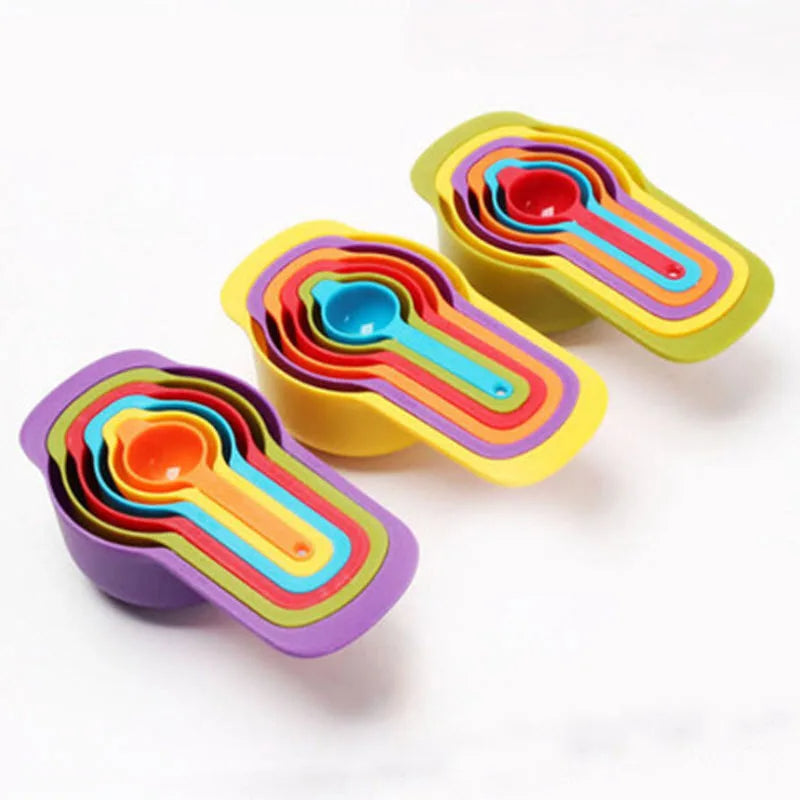 Rainbow Measuring Spoons - Set 6 Pcs