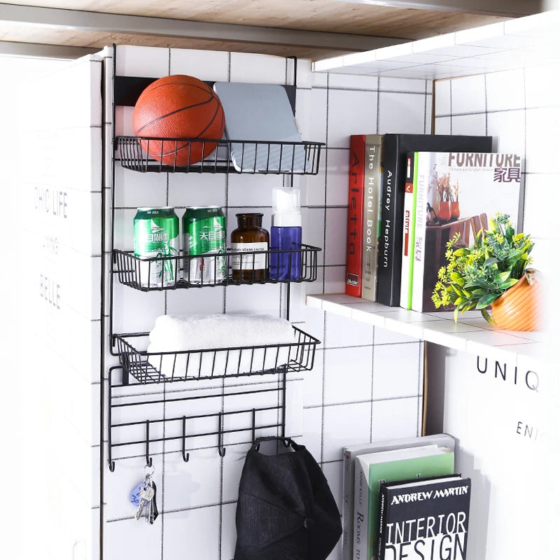 Hot Selling Metal Wire Behind Door Storage Basket