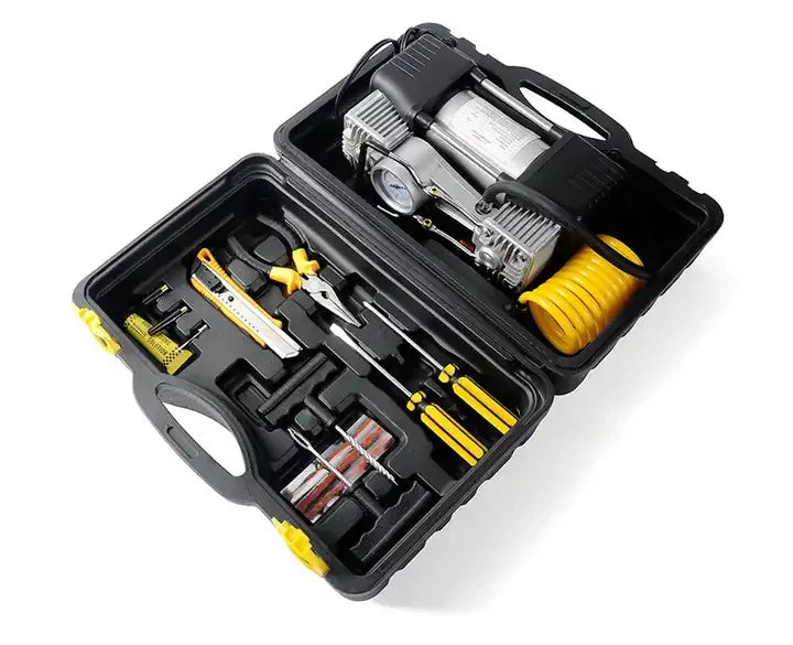 Portable Automatic Car Tire Inflator – Handheld Air Compressor Pump Kit