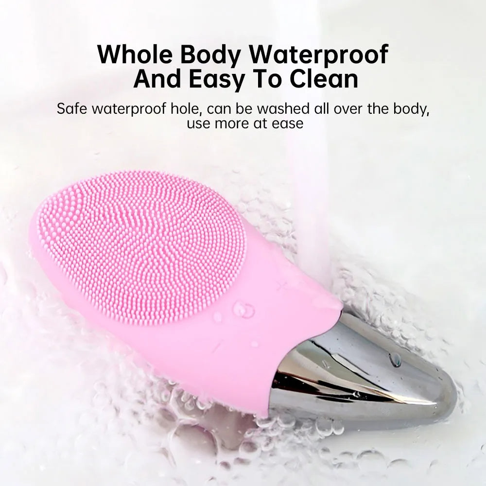 Waterproof Silicone Facial Cleanser Brush