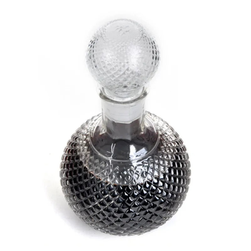 Crystal Round Ball Whiskey Decanter