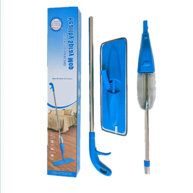 Microfiber Spray Mop – Wet & Dry Floor Cleaner with 2 Reusable Pads for Hardwood & Tile