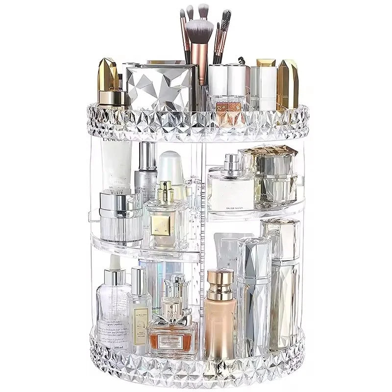 Rotating Large Capacity Cosmetic Storage Box
