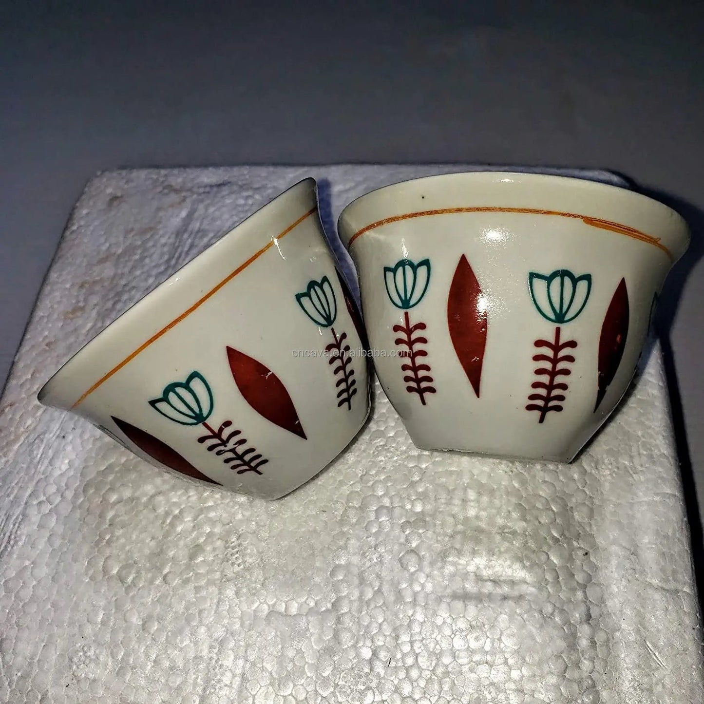 Ceramic Lebanese Chaffeh Coffee Set - 12Pcs