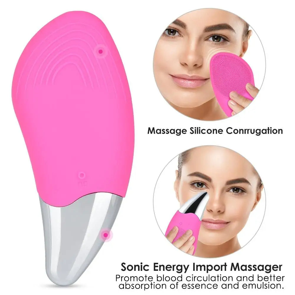 Waterproof Silicone Facial Cleanser Brush