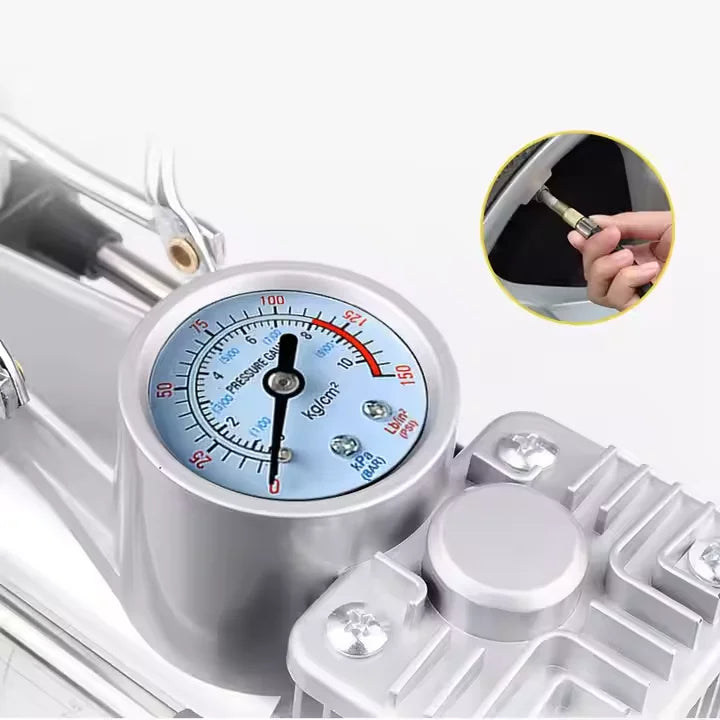 Portable Automatic Car Tire Inflator – Handheld Air Compressor Pump Kit