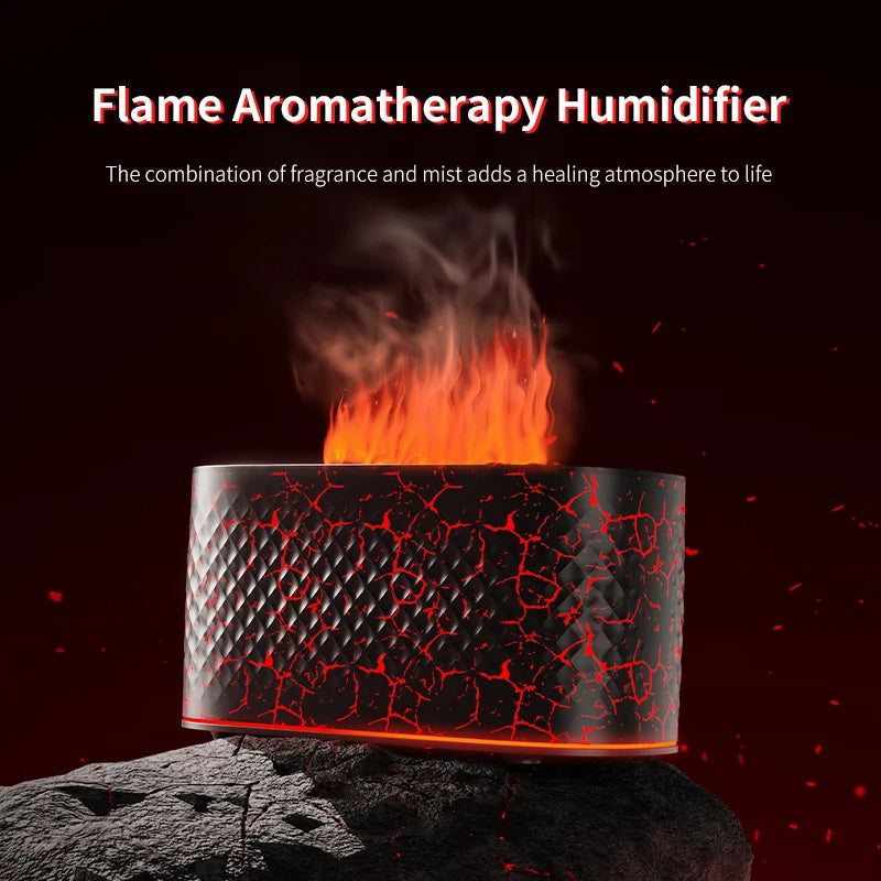 Mini USB Flame Aroma Diffuser – 160ml