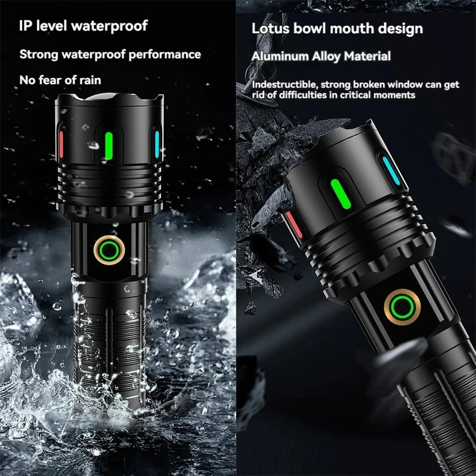 Aluminium Alloy LED Flashlight - 5000 Meters