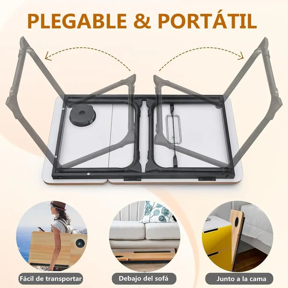 WorkFold Adjustable Laptop Desk – 56 x 33 Cm