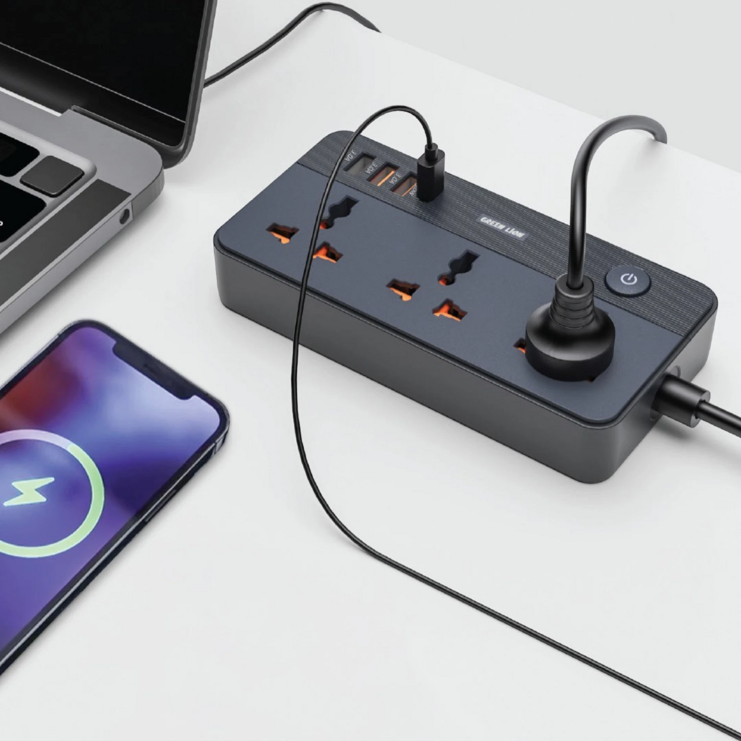 Green Lion Power Strip 7 Outputs