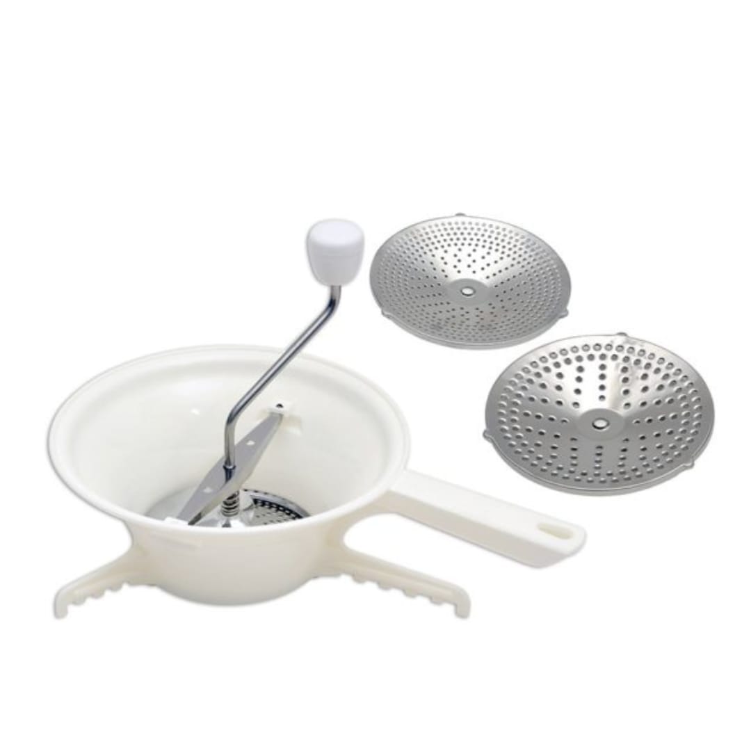 Stainless Steel Food Mill with 3 Discs