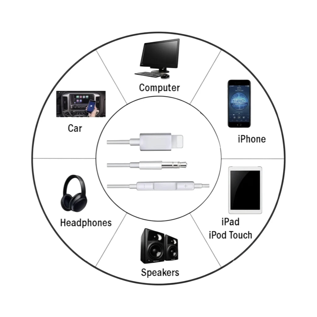 Lightning AUX Audio Cable
