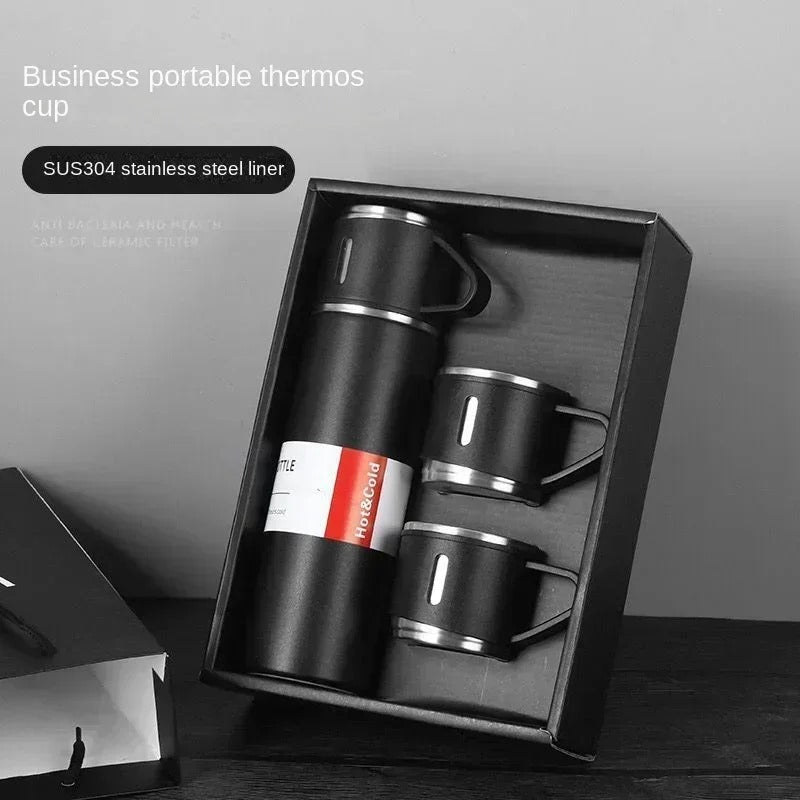 Stainless Steel Vacuum Flask Gift Set - 500ml