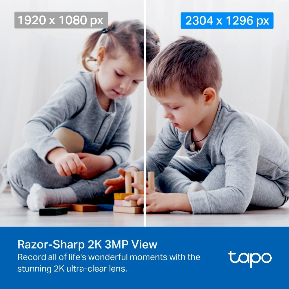 TP-Link Tapo C200 2K Pan/Tilt Wi-Fi Security Camera – Night Vision, Motion Detection