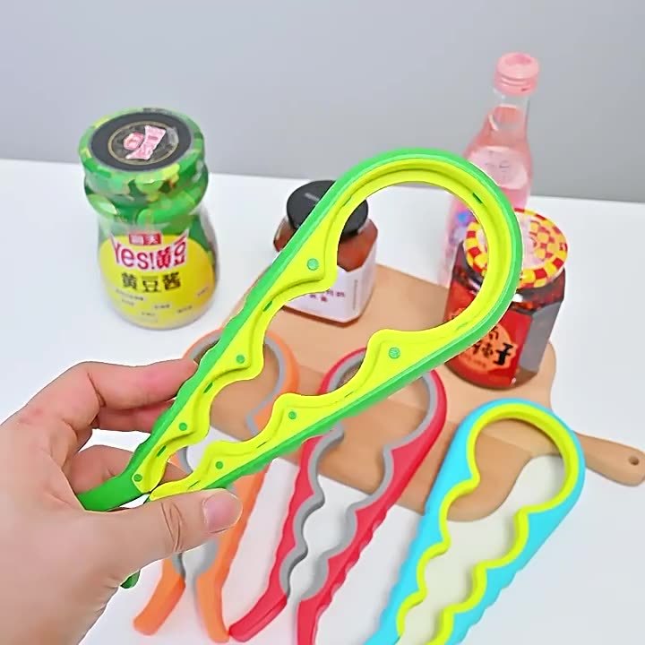 4-in-1 Multi-Functional Bottle & Can Opener – Kitchen Grip Tool