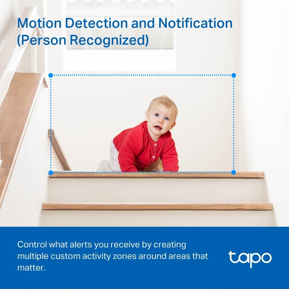 TP-Link Tapo C200 2K Pan/Tilt Wi-Fi Security Camera – Night Vision, Motion Detection