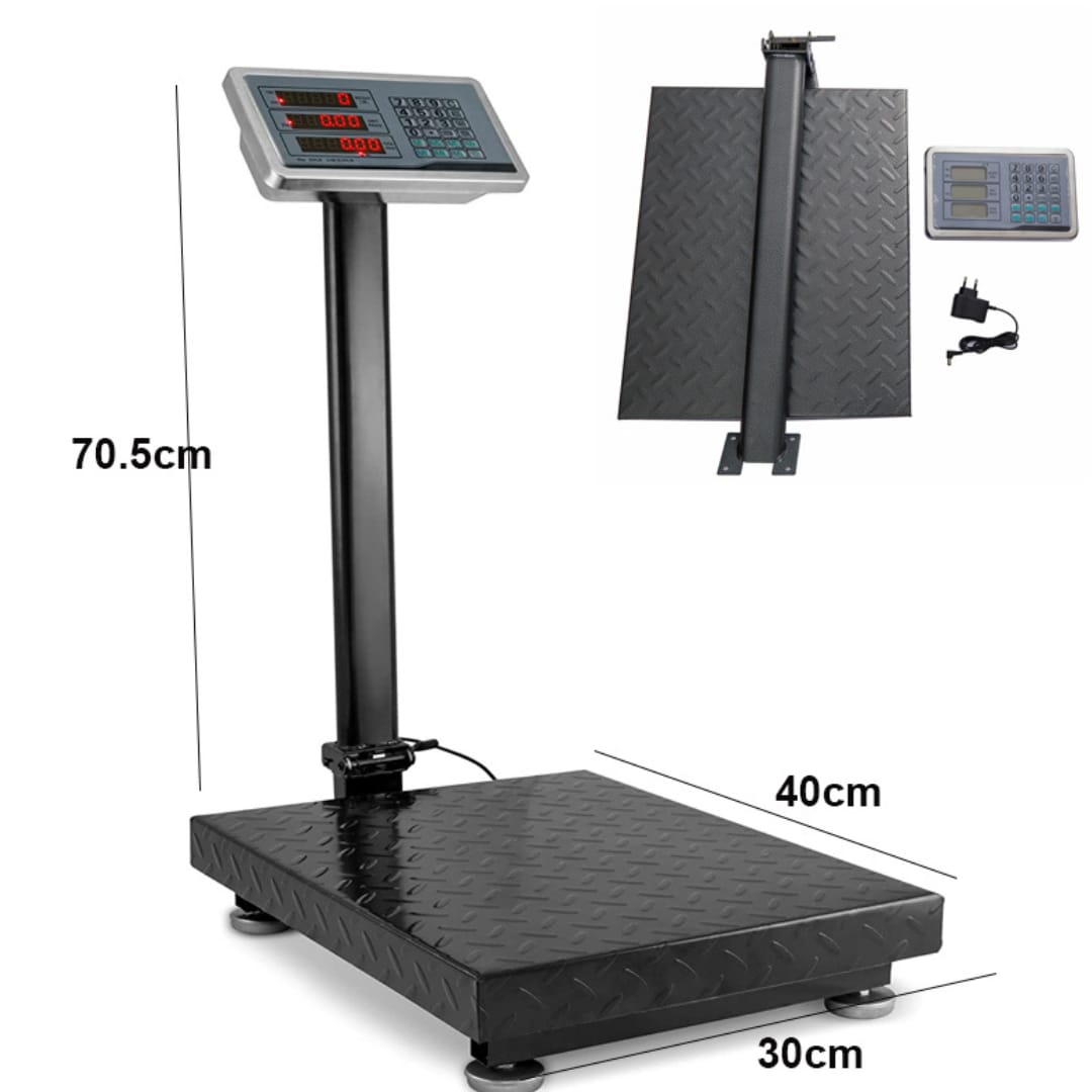 Heavy-Duty Digital Platform Weighing Scale (30x40cm) – Industrial/Commercial Use