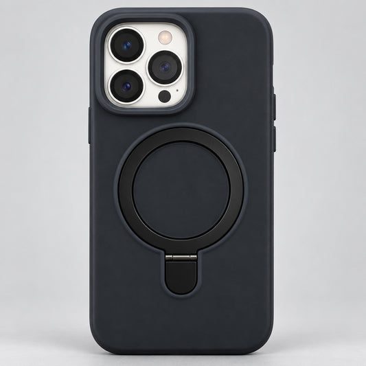 Black Magnetic Ring Case for iPhone 13 Pro