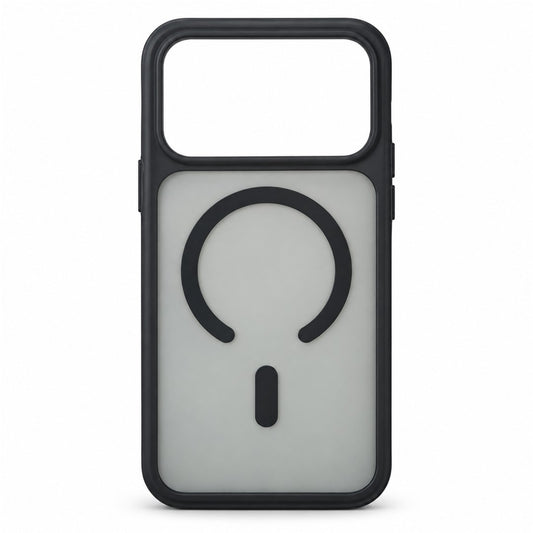 iPefet Frosted Magnetic Case for iPhone 17 Pro Max - Black