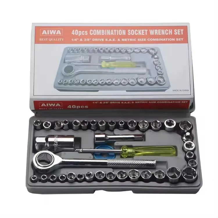 Ratchet Wrench And Socket Set