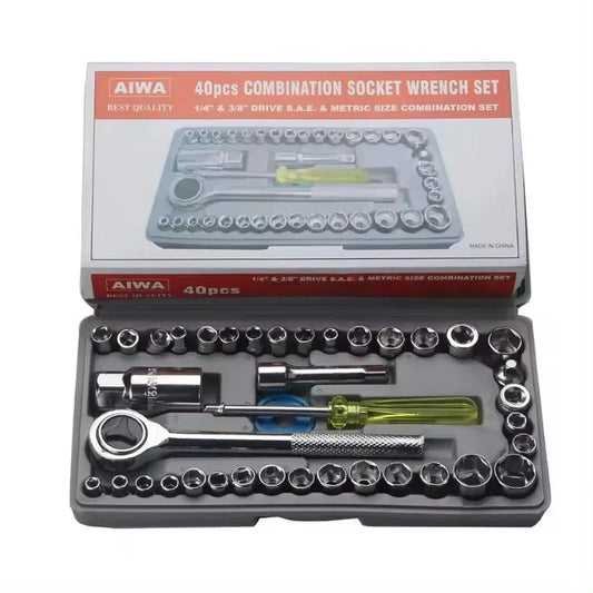 Ratchet Wrench And Socket Set