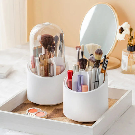 Rotating Dustproof Makeup Organizer