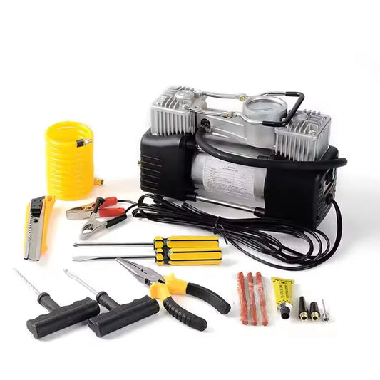 Portable Automatic Car Tire Inflator – Handheld Air Compressor Pump Kit