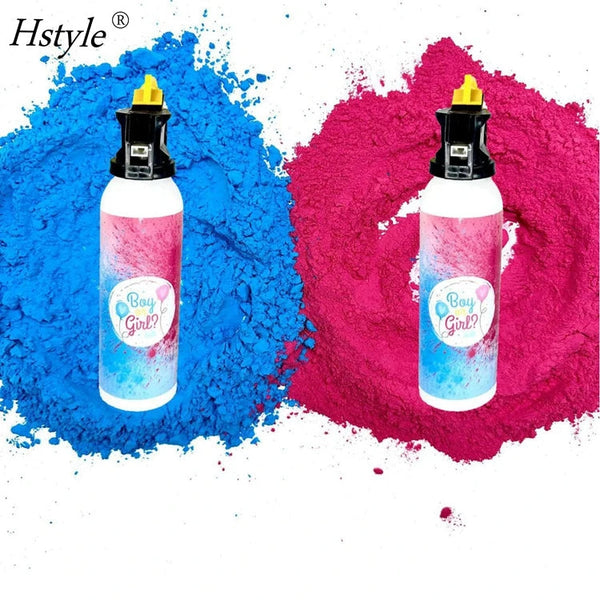 Blue or Pink Gender Reveal Powder Blaster – Fire Extinguisher-Style Spray for Baby Shower Parties