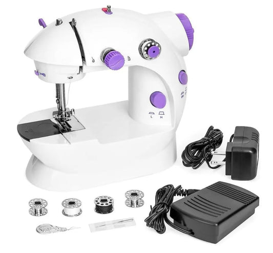 Mini Metal Sewing Machine Kit – Compact Handheld Sewing Tool for Home Use