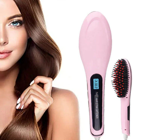 Professional Ceramic Hair Straightening Brush