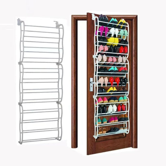 Over Door Metal Wire Shoe Rack