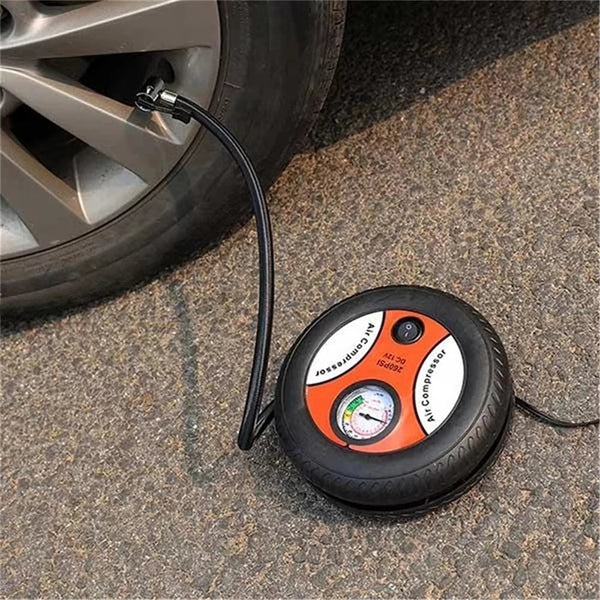 Portable Air Compressor Tyre Inflator Pump - 12 Volts