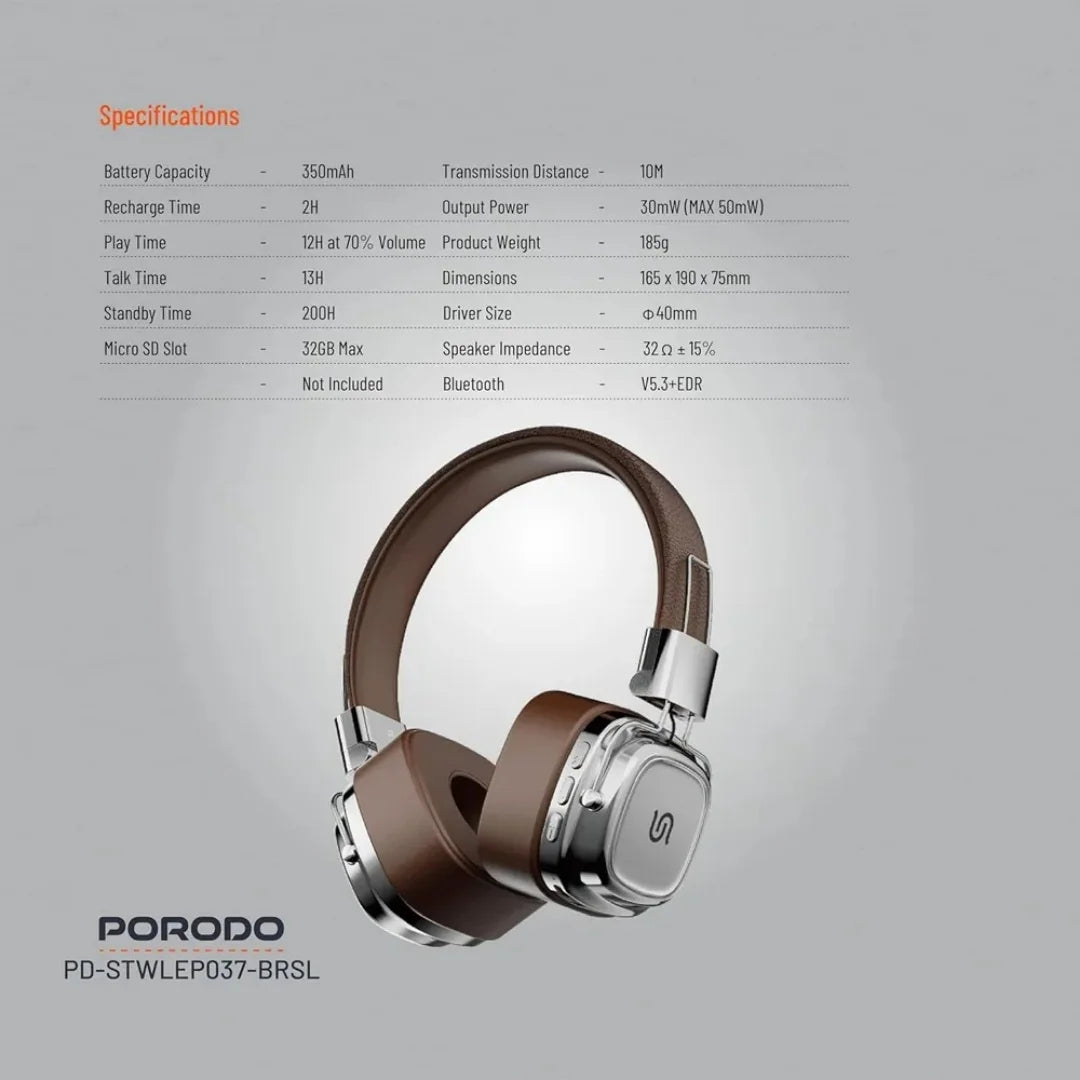 Soundtec Vintage Wireless Headphones