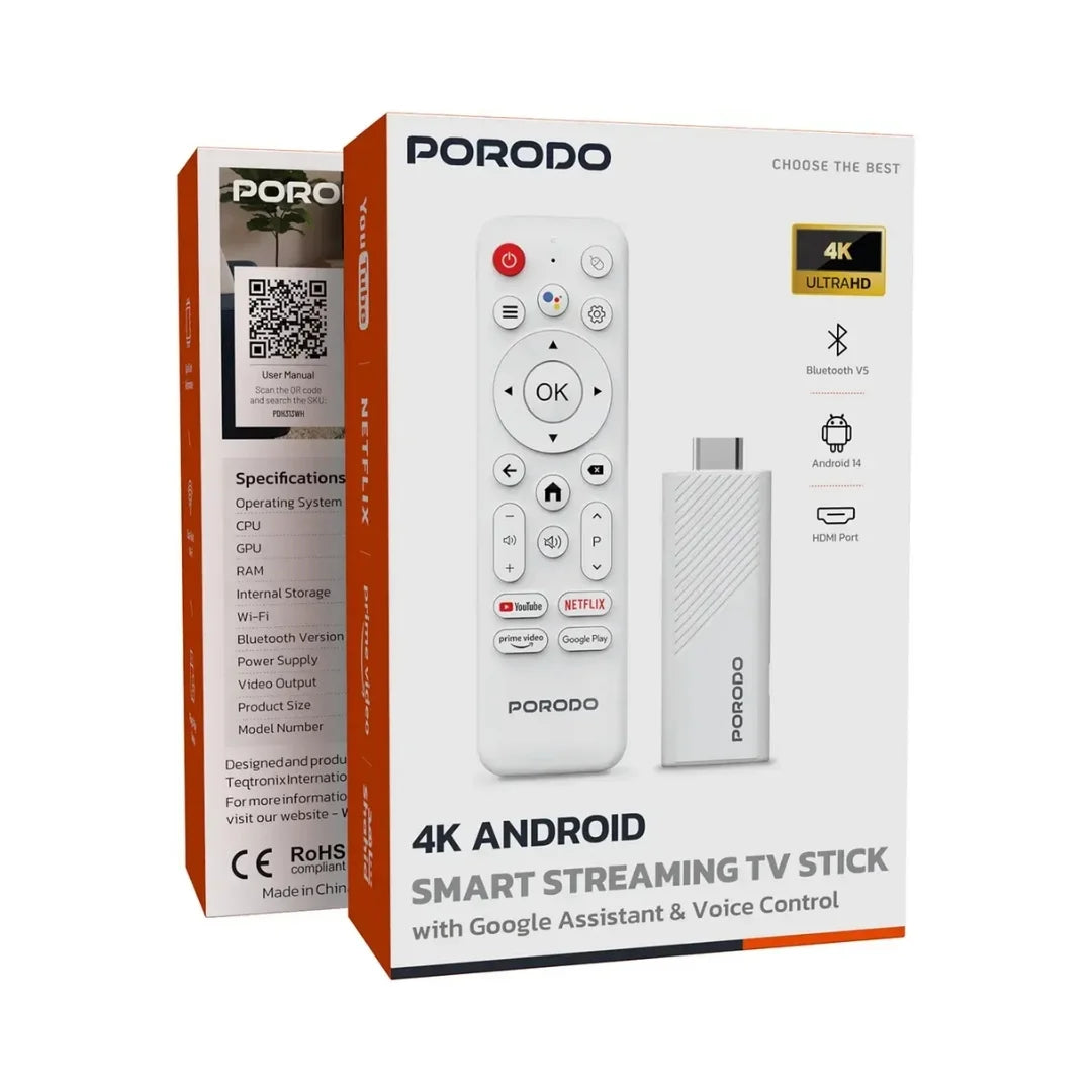 Porodo Android Streaming TV Stick