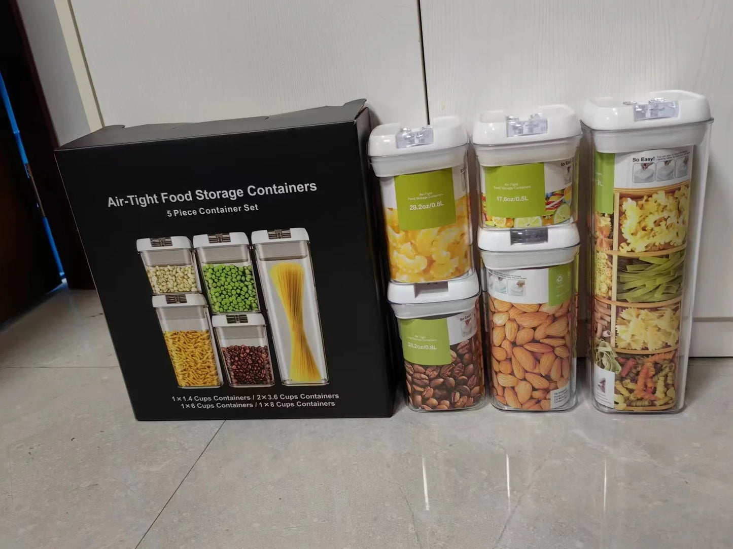 Airtight Food Storage Container - Set Of 5